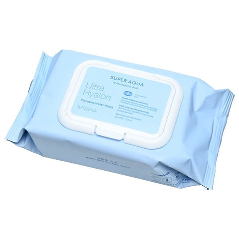 MISSHA Super Aqua Ultra Hyalron Cleansing Water Wipes (30pcs)