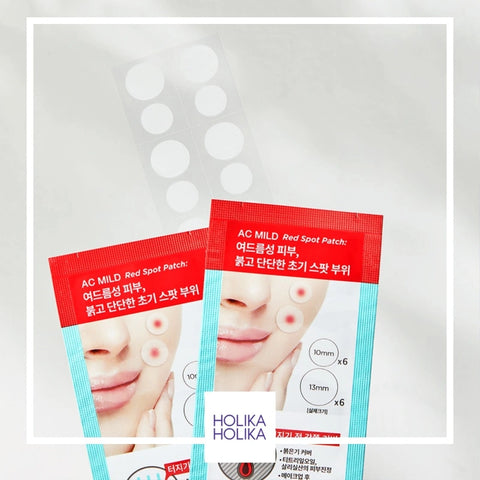 Holika Holika AC MILD Red Spot Patch (12pcs)