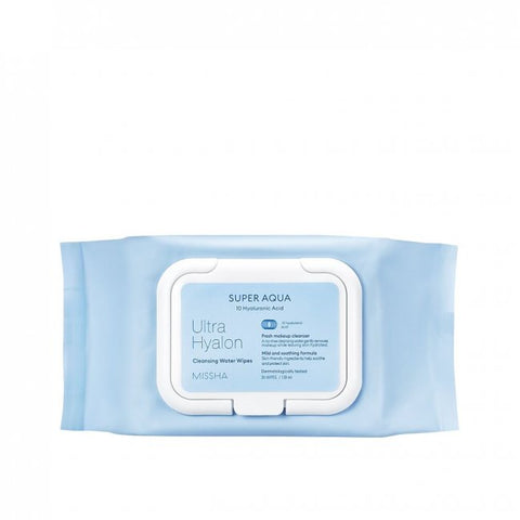 MISSHA Super Aqua Ultra Hyalron Cleansing Water Wipes (30pcs)